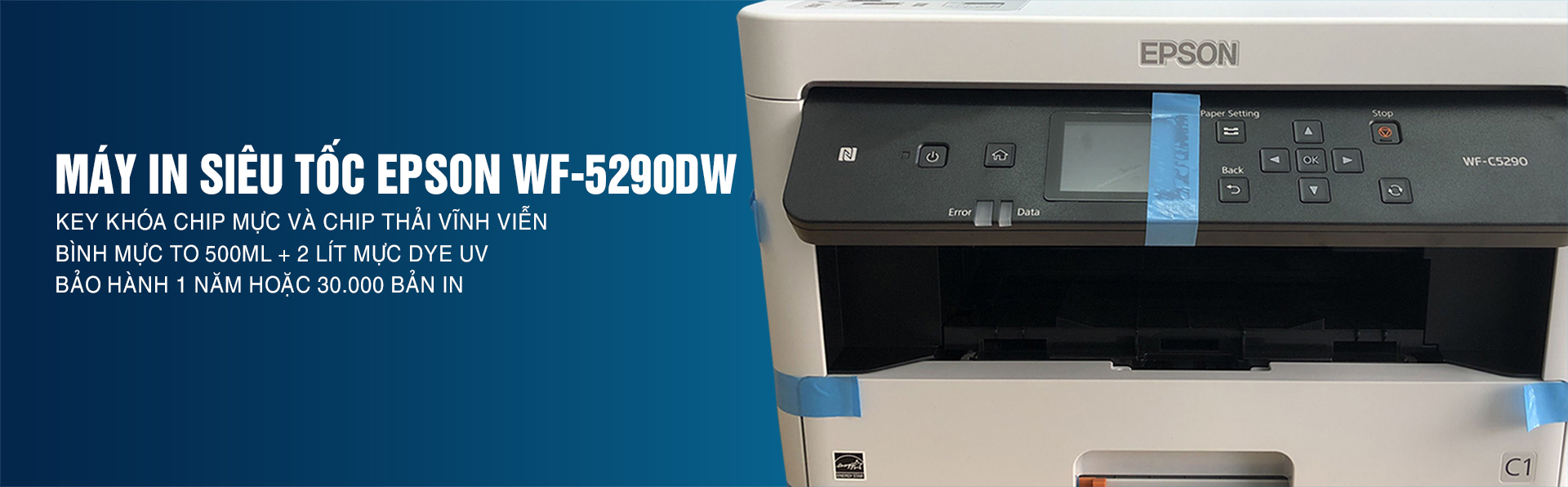 MAY IN MAU EPSON WF-5290dw TAI HAI DUONG